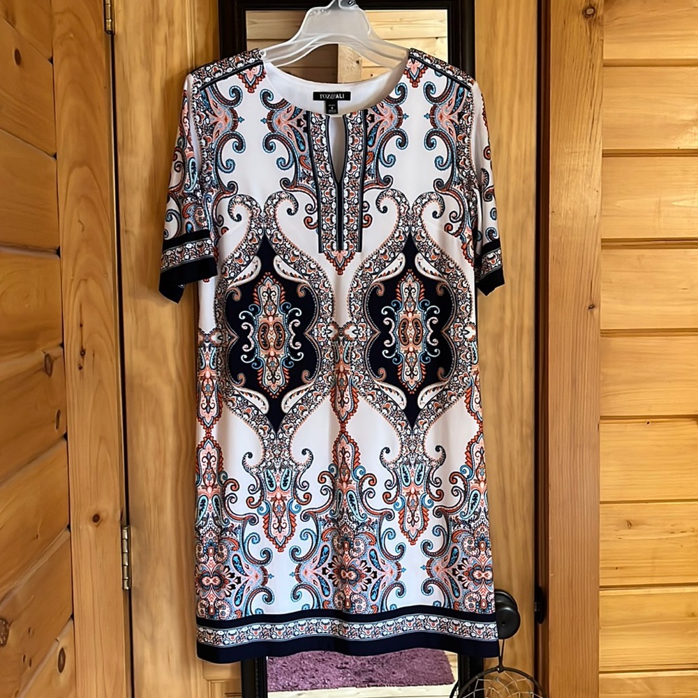Like New!!Beautiful Paisley Rod and Ali Dress from Dressbarn